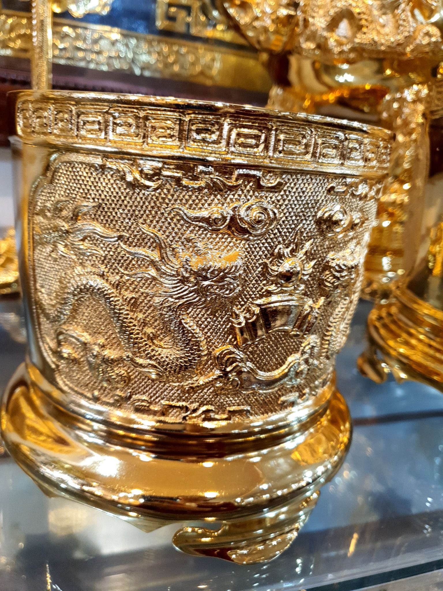 bat huong dong vang ma vang 24k duong kinh 18cm xuong tranh dong