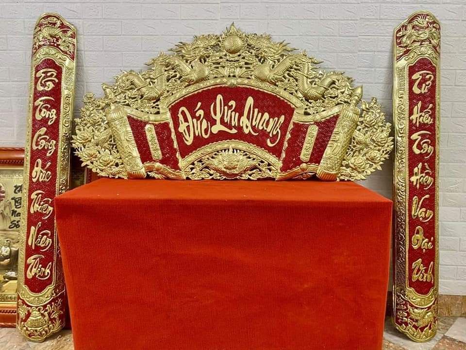 cuon thu cau doi cong dong vang dat vang nen do 155cm mau 2 xuong tranh dong