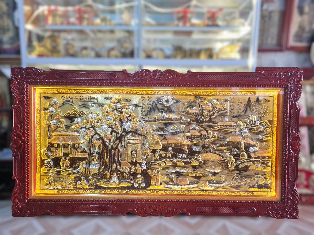 tranh đồng phòng khách