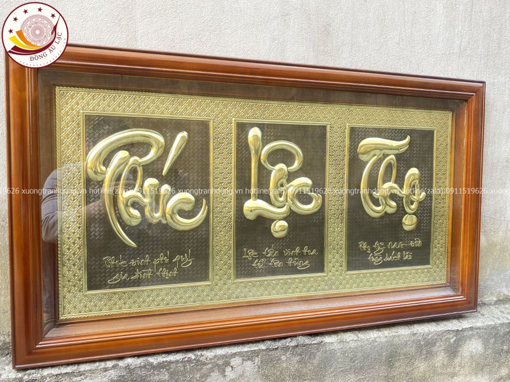 tranh chữ phúc lộc thọ