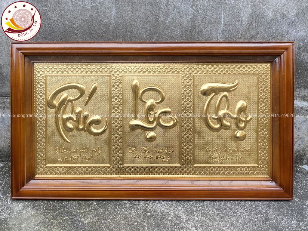 tranh chữ phúc lộc thọ