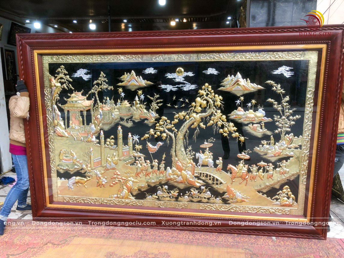 tranh vinh quy bai to bang dong ma tam khi thuc tay thu cong cao cap tranh dong vinh quy bai to kich thuoc theo yeu cau