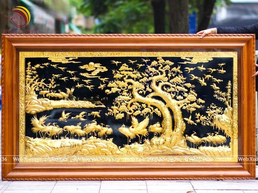 tranh đồng tùng hạc diên niên