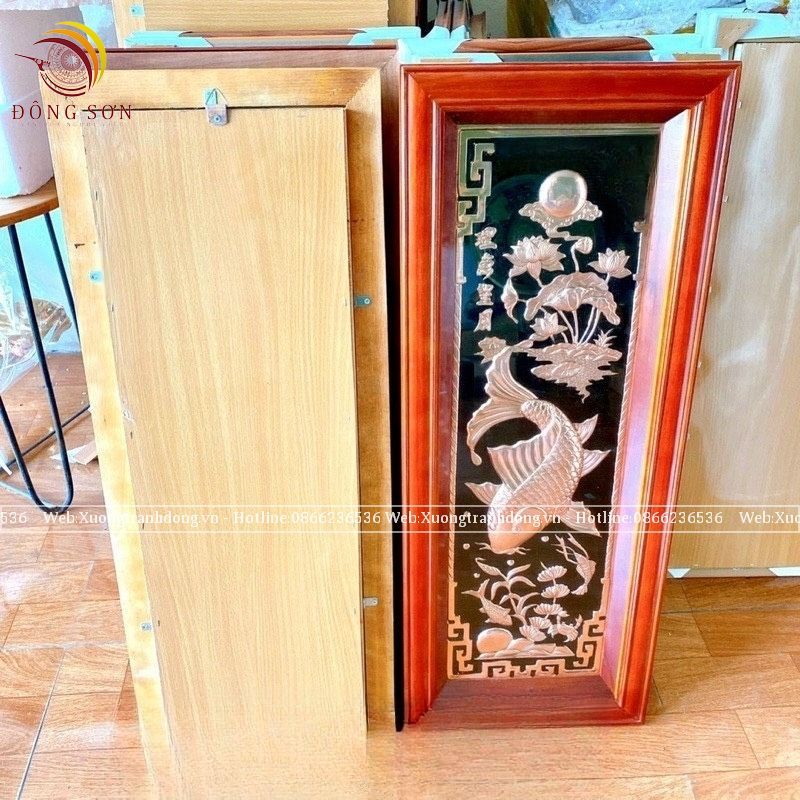 tranh ly ngu vong nguyet bang dong do kich thuoc 1m2x40cm