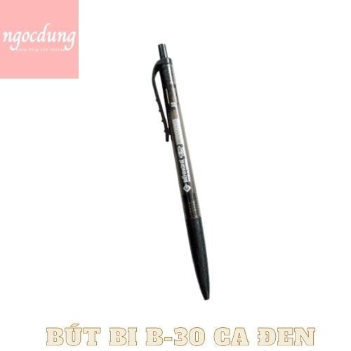 BNGHE-NBV6: Bút bi 0.8mm Đen B-30 Ca (30 cây/hộp)