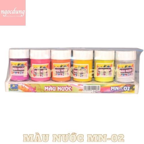 BNGHE-NHS12: Màu nước 12 Màu MN-02  (24 lốc/thùng)