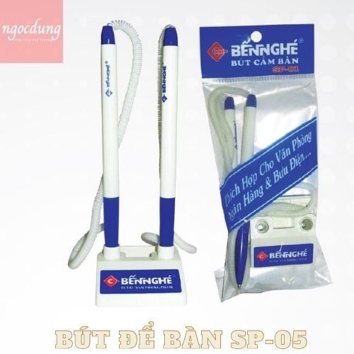 BNGHE-NBV6: Bút để bàn Xanh SP-05 - 2 Cây