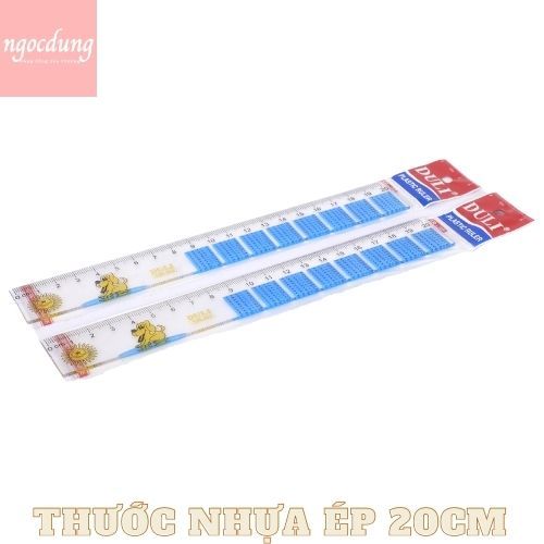 BNGHE-NHS13: Thước Nhựa ép SR-02 - 20cm (20cây/lốc)