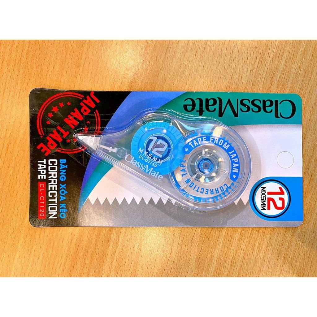 Classmate-NHS16: Băng xóa CL-CT120 (12 Cái/Hộp, 36H/T)