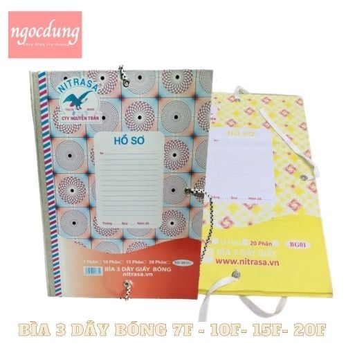 NITRASA-NVP6: Bìa 3 Dây Bóng NITRASA 10CM