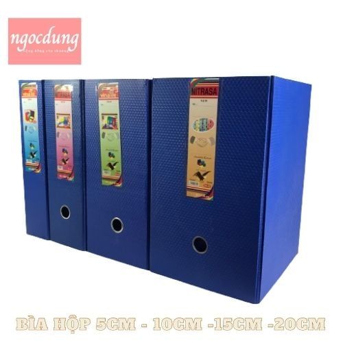 NITRASA-NVP6: Bìa Hộp Hồ Sơ Vuông 20CM (12C/T)