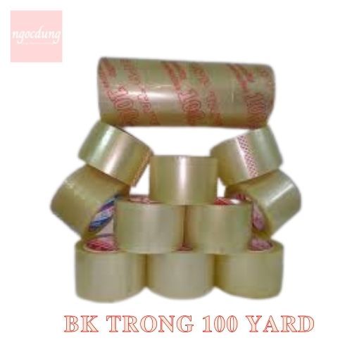 BKTRANPHAT-NVP9: Băng Keo TRONG 100 Yard THIẾU