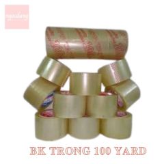 BKTRANPHAT-NVP9: Băng Keo TRONG 100 Yard THIẾU