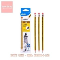 DELI-NBV4: Bút chì 2B EC004-2B (12C/Hộp)