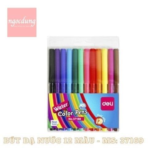 DELI-NBV2: Bút dạ nước - 12 màu 37169
