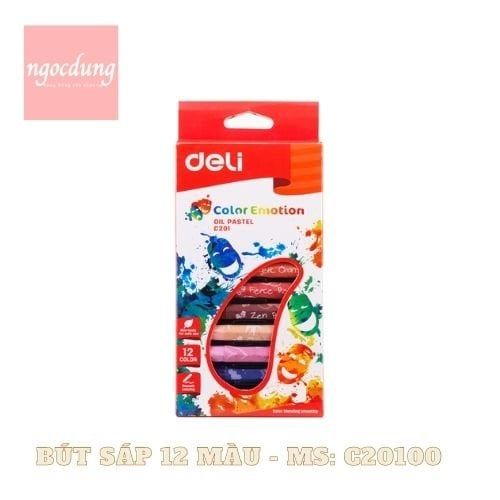 DELI-NHS12: Bút sáo 12 màu C20100
