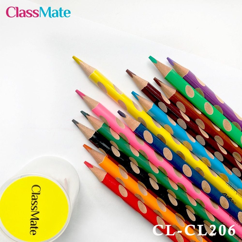CLASSMATE-NHS12: Chì Màu ống 12 màu CL-CL206 (15bộ/H, 8H/T)