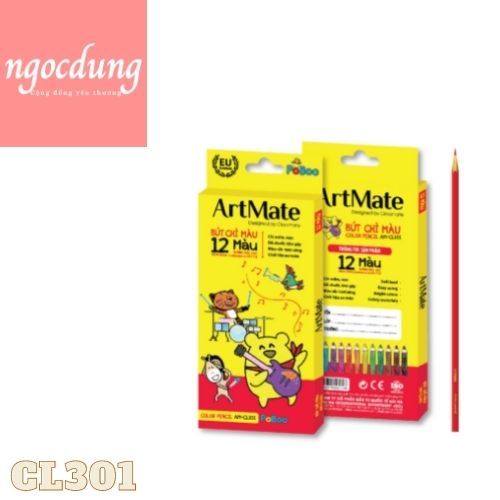 Classmate-NBV4: Chì Màu hộp 24 màu CL-CL103 (12 Hộp/lốc)