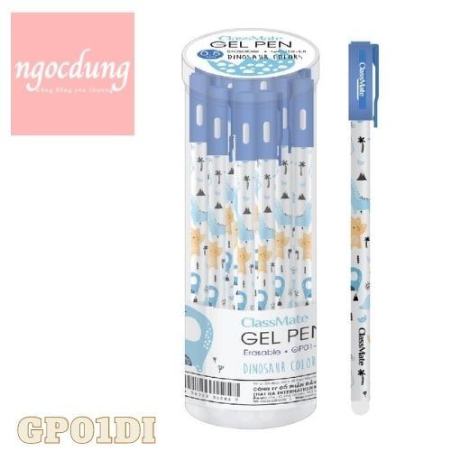 Classmate-NBV6: Bút Gel xóa được GP01-DI Xanh  (20 Cái/Hộp,10H/L)