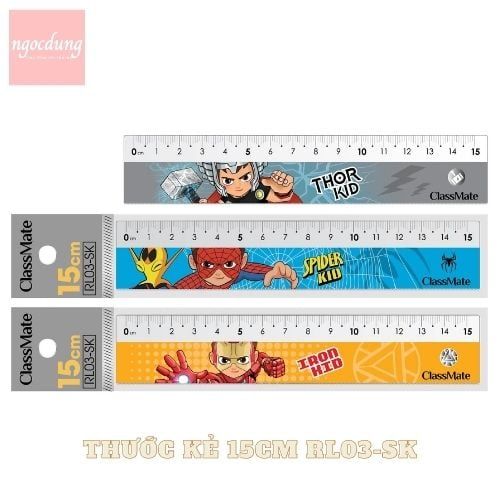 CLASSMATE-NHS13: Thước kẻ 15cm RL03-SK (48C/H, 20H/T)