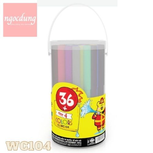 Classmate-NHS12: Ống dạ màu 40 màu CL-WC104 (6 Cái/Hộp, 8H/T)