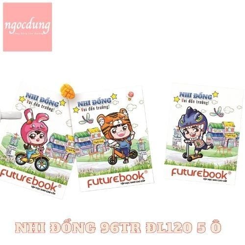 FUTUREBOOK-NTV5: Tập FB Nhi Đồng ĐL120 5 ô 96Tr 100Q/T