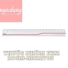 GUANGBO-NHS13: Thước nhôm Fizz 20cm GB22705 (60C/H, 18L/T)