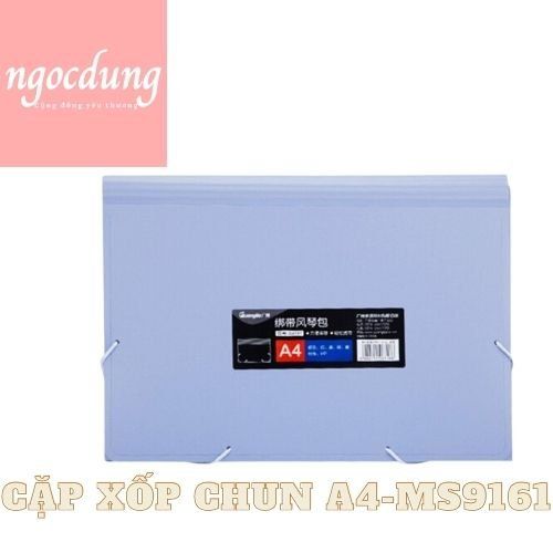 GUANGBO-NHS17: Cặp xốp chun A4 GB9161 (12c/h, 24c/thùng) GUANGBO