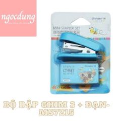 GUANGBO-NVP5: Bộ dập ghim 3 + đạn GB7215 (12bộ/hộp, 216bộ/thùng) GUANGBO