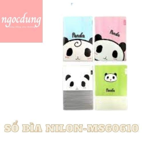 GUANGBO-NGS1: Sổ bìa nilon Panda B5/64tr  16 C/H, 4 H/T FB60610