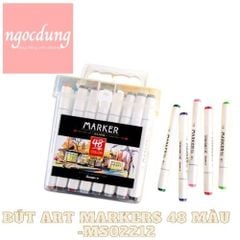 GUANGBO-NBV2: Bút Art Markers 48 Màu Cao cấp (16h/Thùng) GB02212