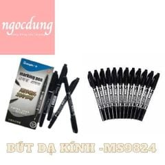 GUANGBO-NBV2: Bút dạ kính (Đen) GB9824D (12c/h, 144c/lố, 1728c/thùng)GUANGBO