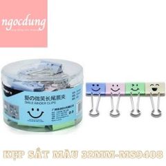 GUANGBO-NVP4: Kẹp sắt Smile 32mm GB9408  (24h/hộp to, 48h/thùng)GUANGBO