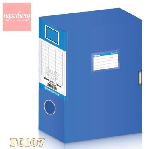HAHAPRO-NHS17: Cặp hộp nhựa PO-FC107 7cm (20 Cái/Hộp) 3FL0002