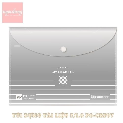 HAHAPRO-NVP6: Túi đựng tài liệu F/1.0 PO-CBF07 (10 Cái/Hộp) 3FL0044