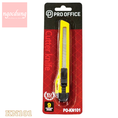 HAHAPRO-NVP12: Dao Pro-office PO-KN101 - 9mm (24 Cái/Hộp) 3KN0001