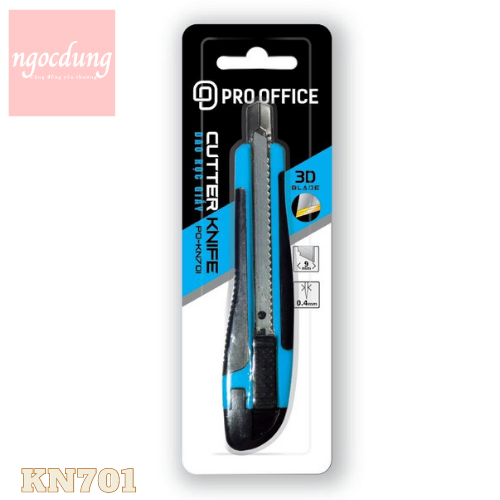 HAHAPRO-NVP12: Dao Pro-office PO-KN701 9mm  (24 Cái/Hộp) 3KN0017