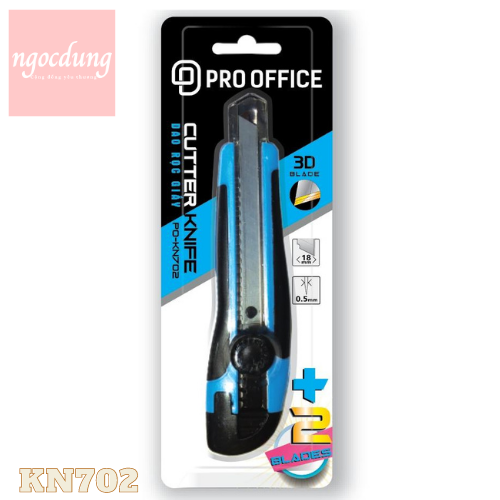 HAHAPRO-NVP12: Dao Pro-office PO-KN702 18mm    (12 Cái/Hộp) 3KN0018