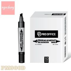 HAHAPRO-NBV2: Bút lông dầu PO-PM900 đen (10 Cái/Hộp) 3PE0007