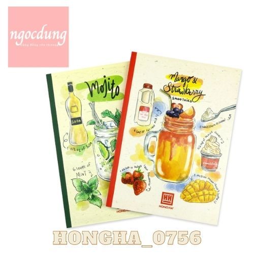 HONGHA-NTV2: Vở Cooktai 200Tr 4 Ly Ngang HH0756 ( 50 quyển/thùng)