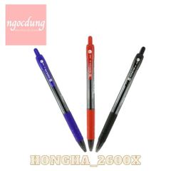 HONGHA-NBV6: Bút Semi Gel 2600 Xanh ( 12c/h)