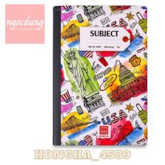 HONGHA-NGS3: Sổ bìa bồi Subject, A4, 360 trang, ĐL: 58/84 4589