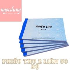 NHAYEN-NVPPK1: Phiếu Thu 2 Liên - 50 bộ MK