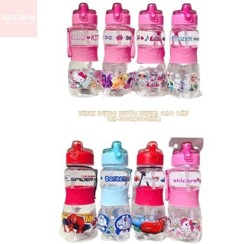 QUANGHUY-NHS7: Bình đựng nước Nhựa Cao Cấp (600ml) QH3691
