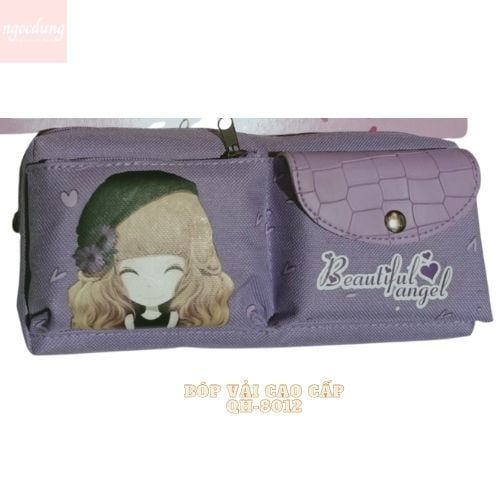 QUANGHUY-NHS8: Bóp Vải Quang Huy Cao Cấp QH8012