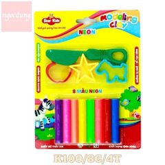 RSTAR-NDC3: Đất Nặn 8 Màu Khuôn RSTAR K100/8C/4T