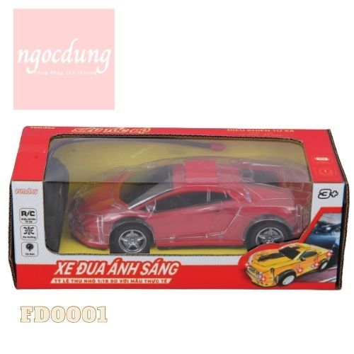 RSTAR-NDC4: FD0001 Xe Đua Điều Khiển Từ Xa Có Đèn, Dùng Pin