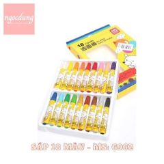 DELI-NHS12: Bút sáp 18 màu 6962