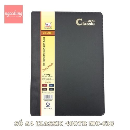 MINHCHAU-NGS3: Sổ Classic A4 MC636 400TR (16q/T)
