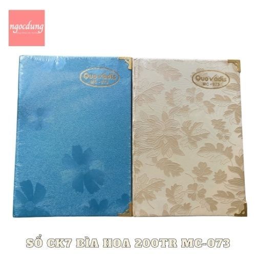 MINHCHAU-NGS3: 073 Sổ CK7 Bìa Hoa MC (55Q/T)